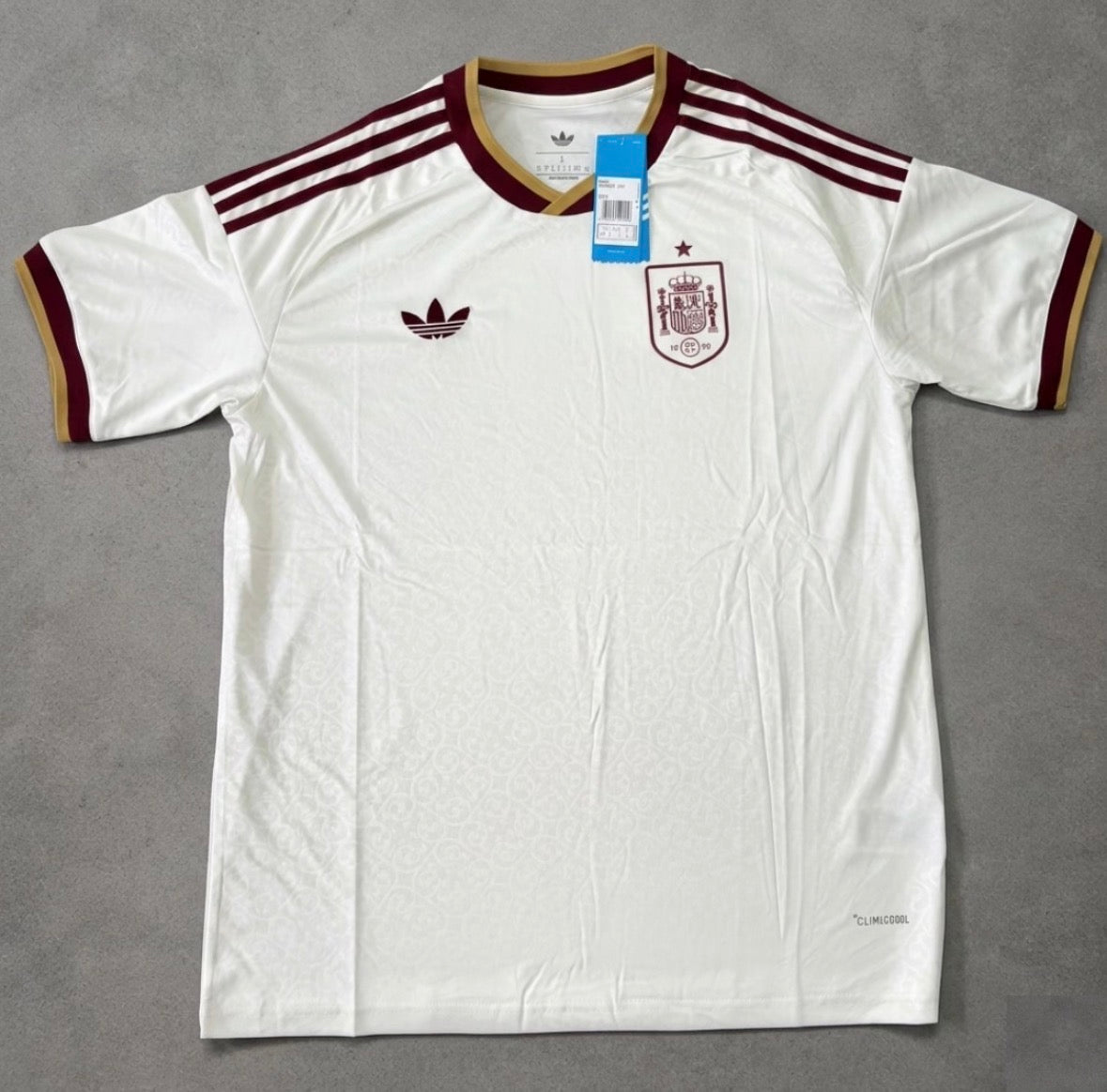 Spain Jersey – Adidas Away Edition White