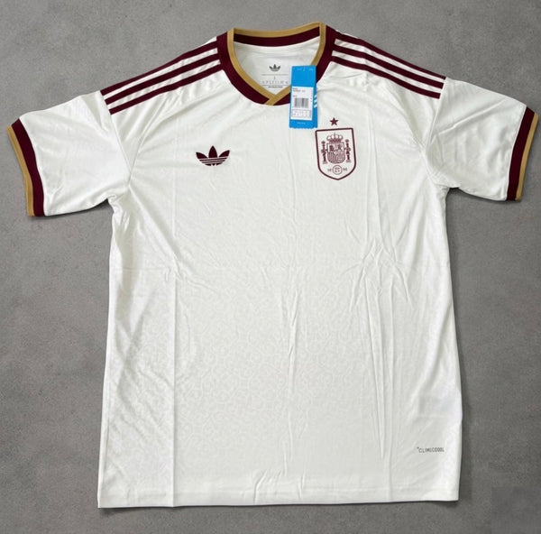 Spain Jersey – Adidas Away Edition White