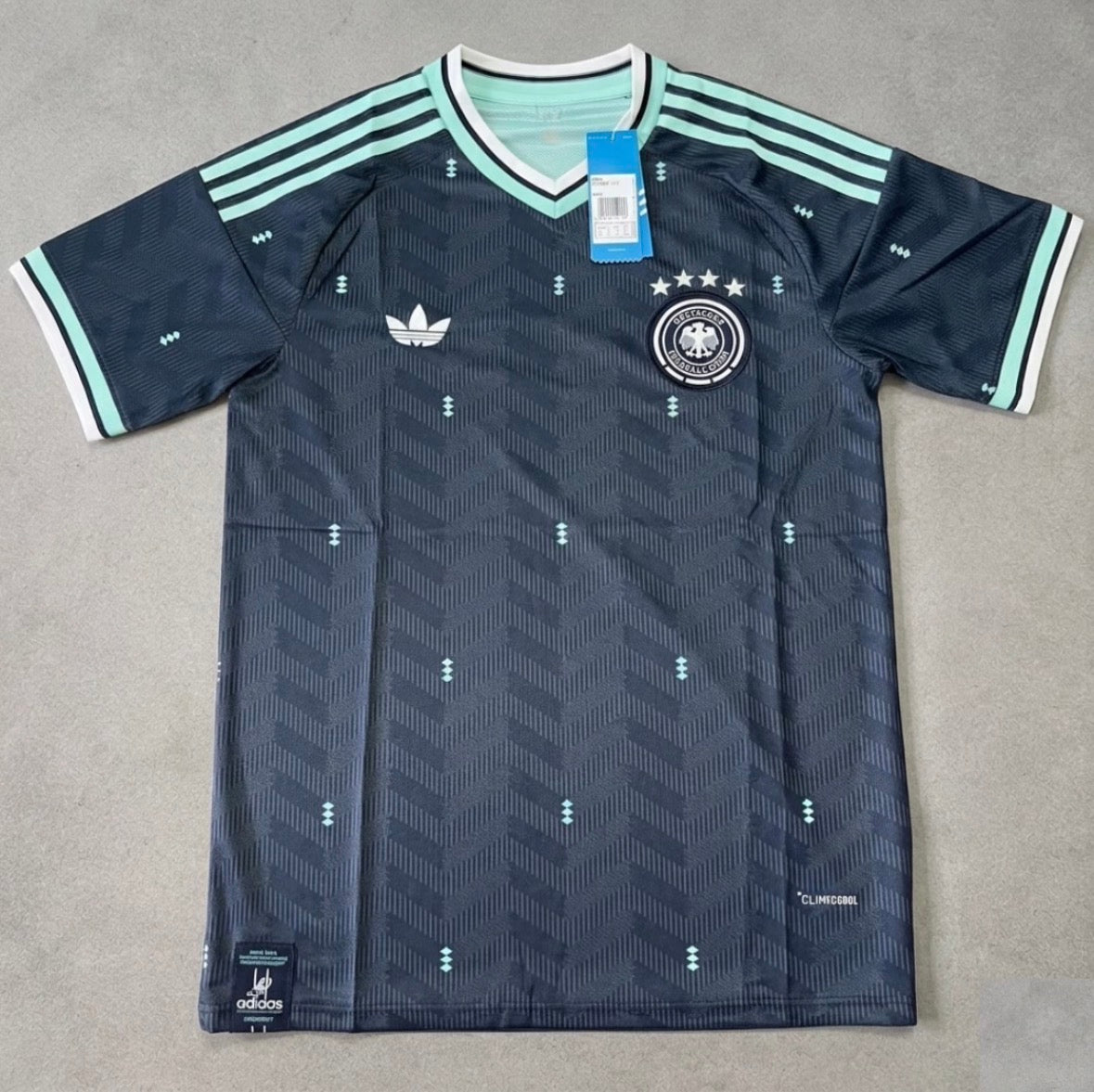 Germany Jersey – Adidas Away Edition Dark Grey/Mint